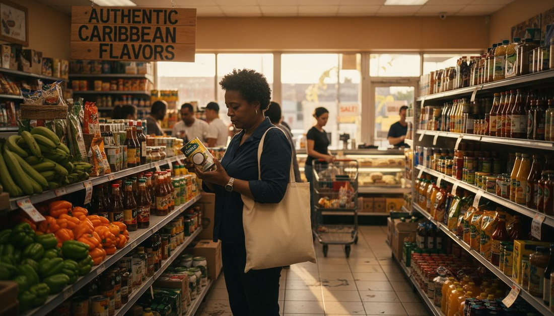 Shopping for Caribbean groceries in Atlanta store